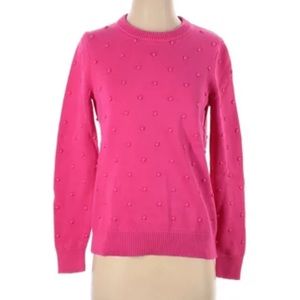 Lord & Taylor Pom Pom Sweater
